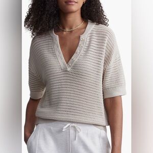 Varley Callie Sheer Knit Cotton
Top